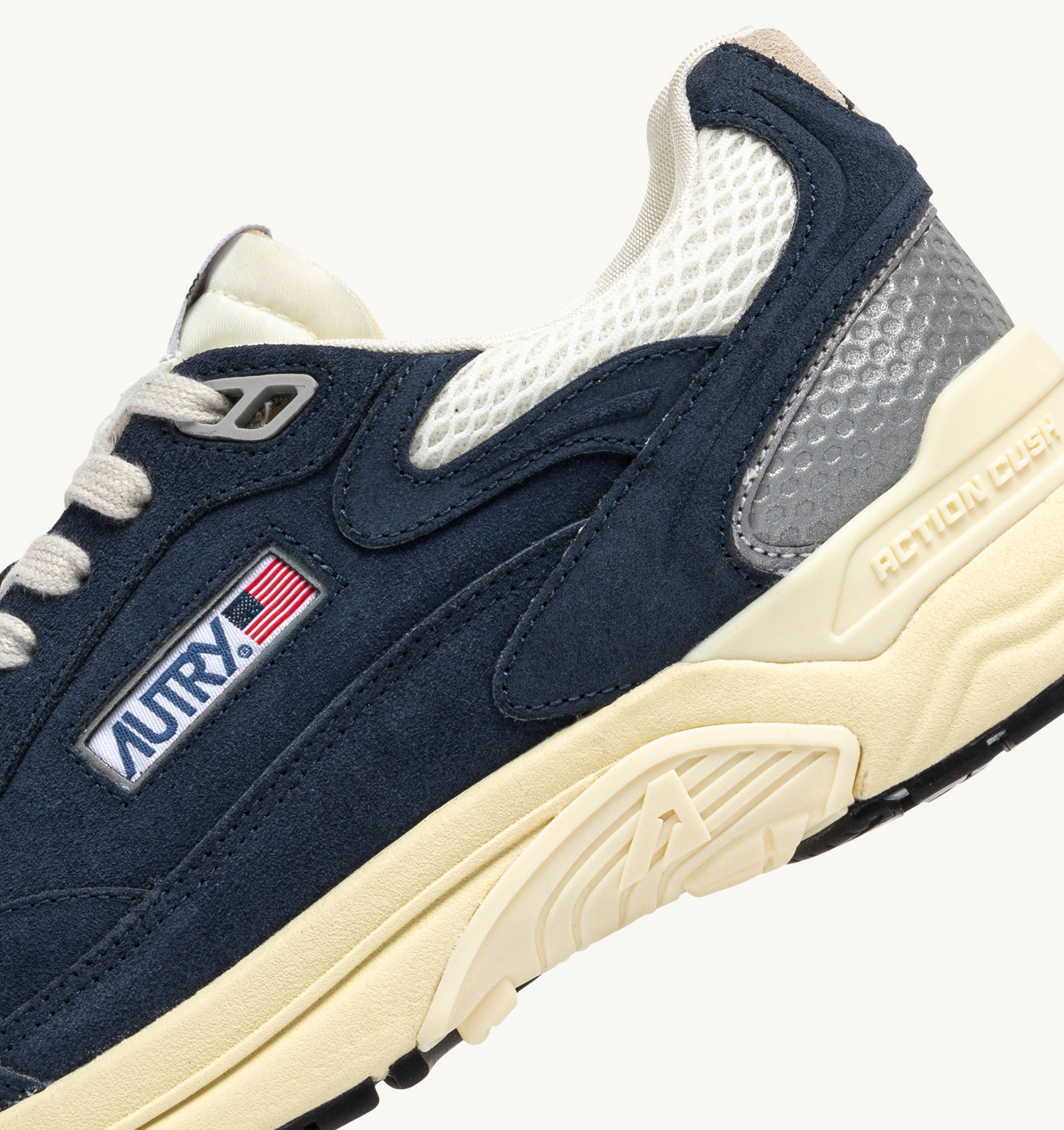 BASKETS HYPERWAY EN MESH ET DAIM BLUETTE ET MARSHMALLOW
