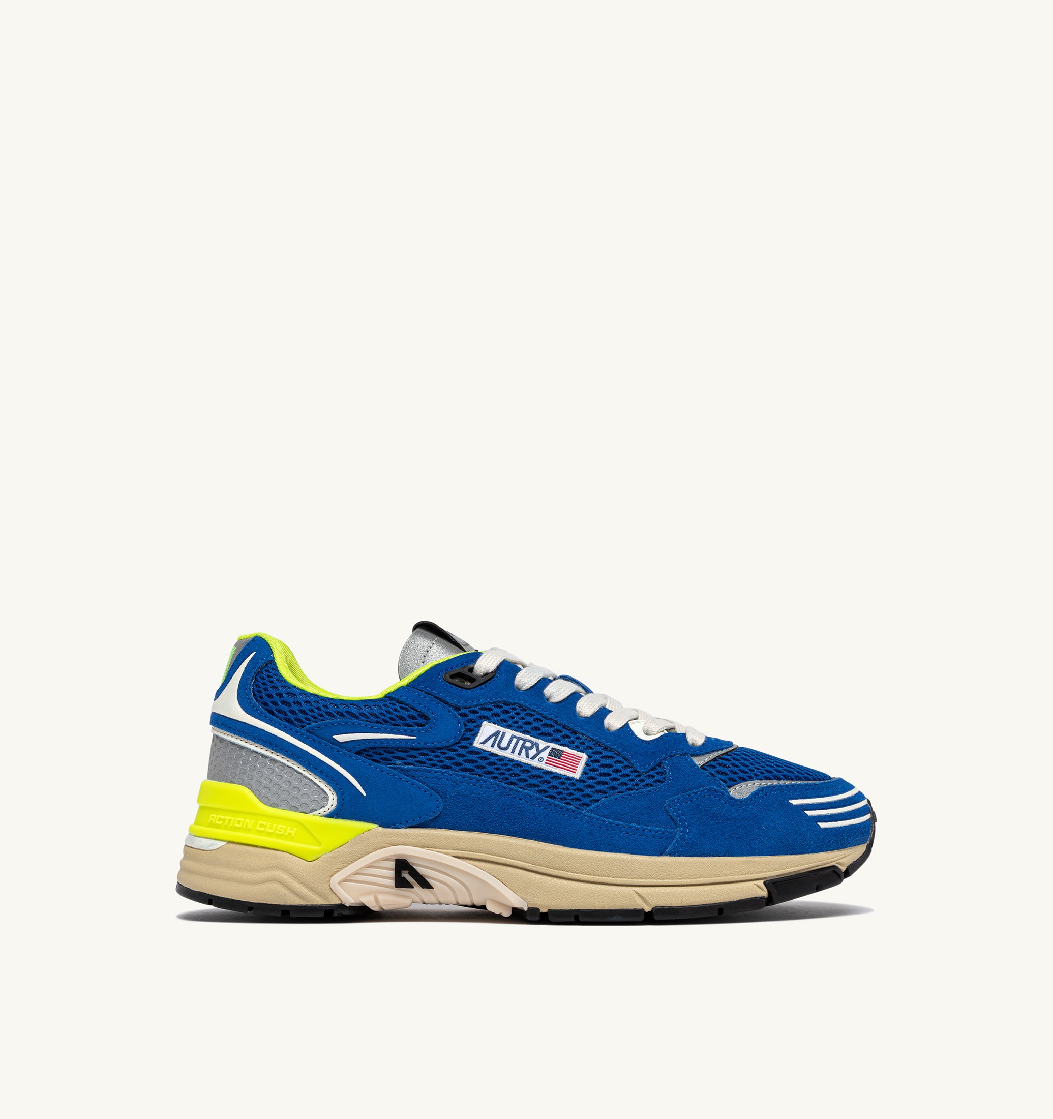 BASKETS HYPERWAY EN MESH ET DAIM PRINCESS BLUE ET VANILLA ICE