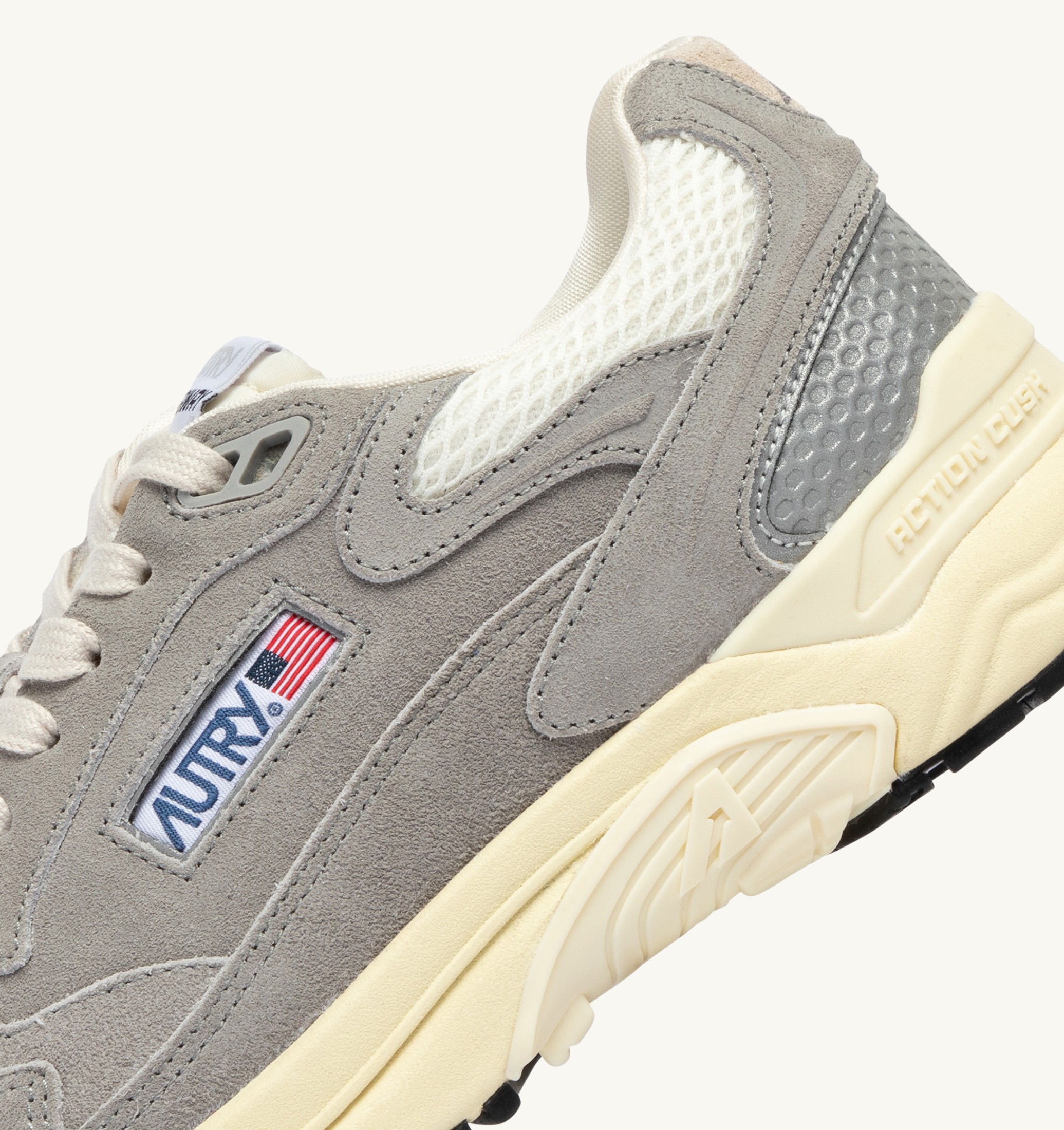 BASKETS HYPERWAY EN DAIM ET MESH MARSHMALLOW ET PLOMB