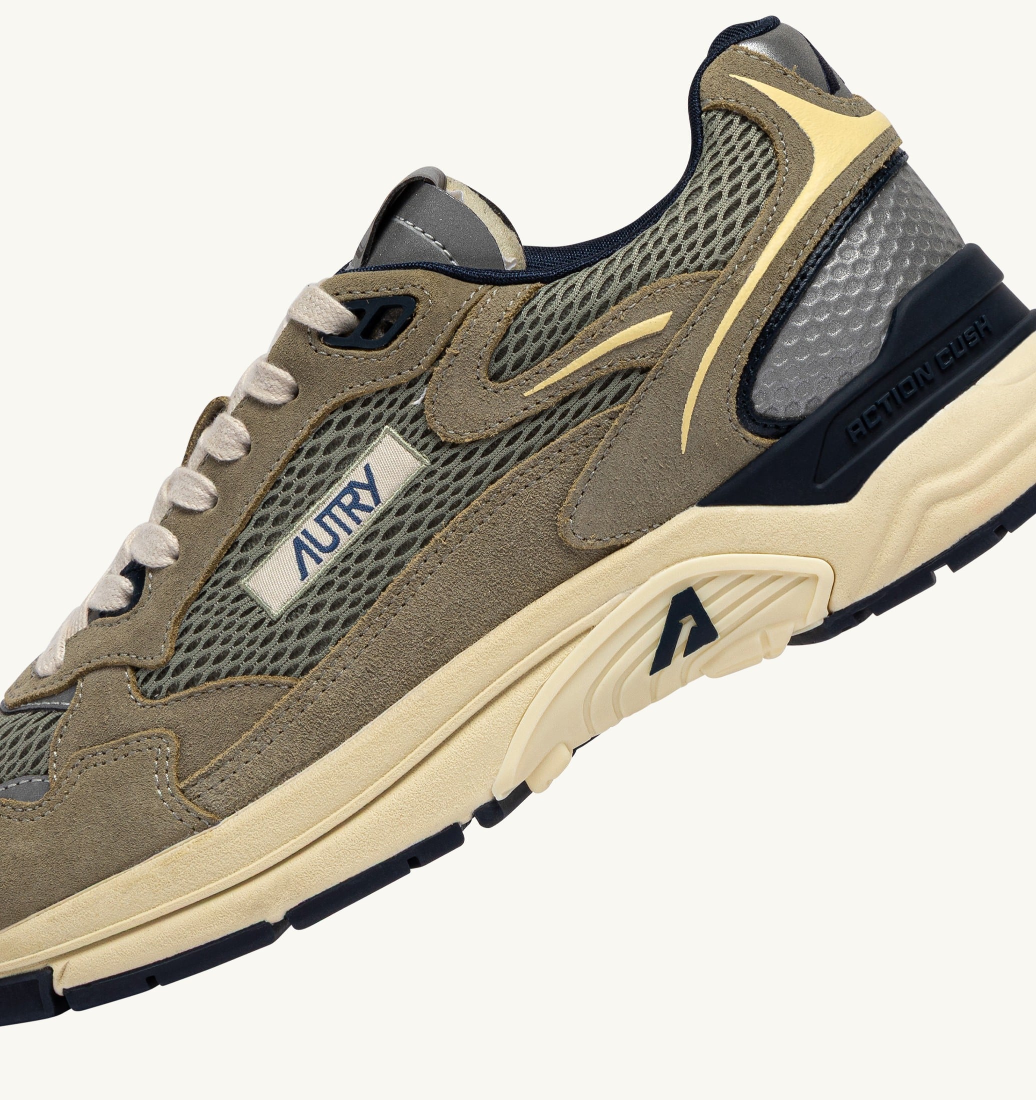 BASKETS HYPERWAY EN DAIM ET MESH SILVER SAGE ET SPA BLUE