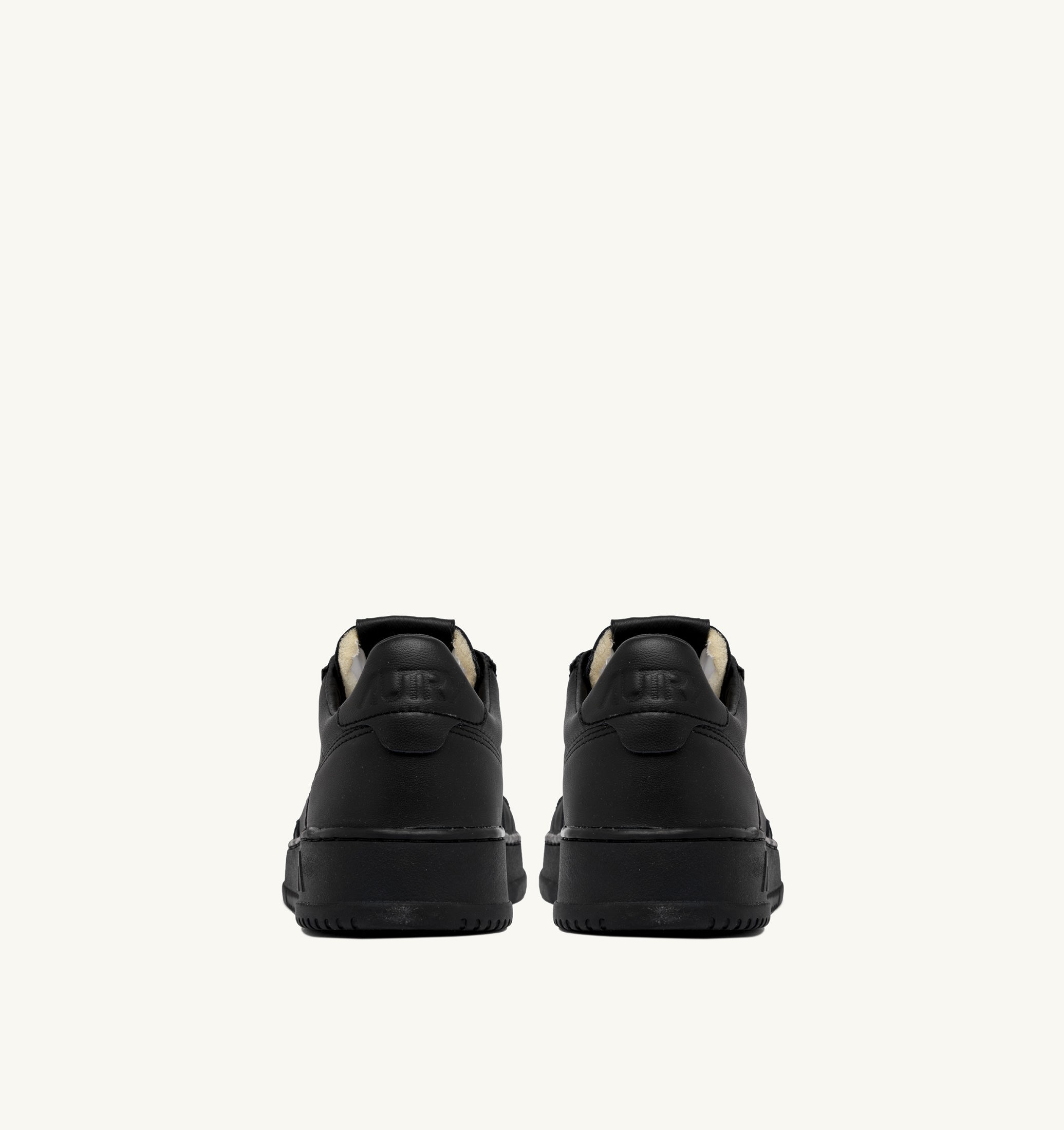 BASKETS MEDALIST LOW EN CUIR METEORITE