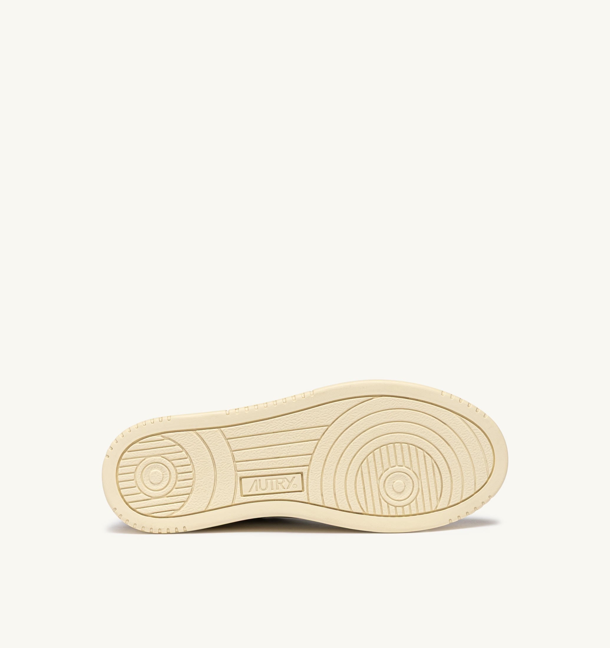 BASKETS MEDALIST LOW EN DAIM ET CUIR BLANC ET LION