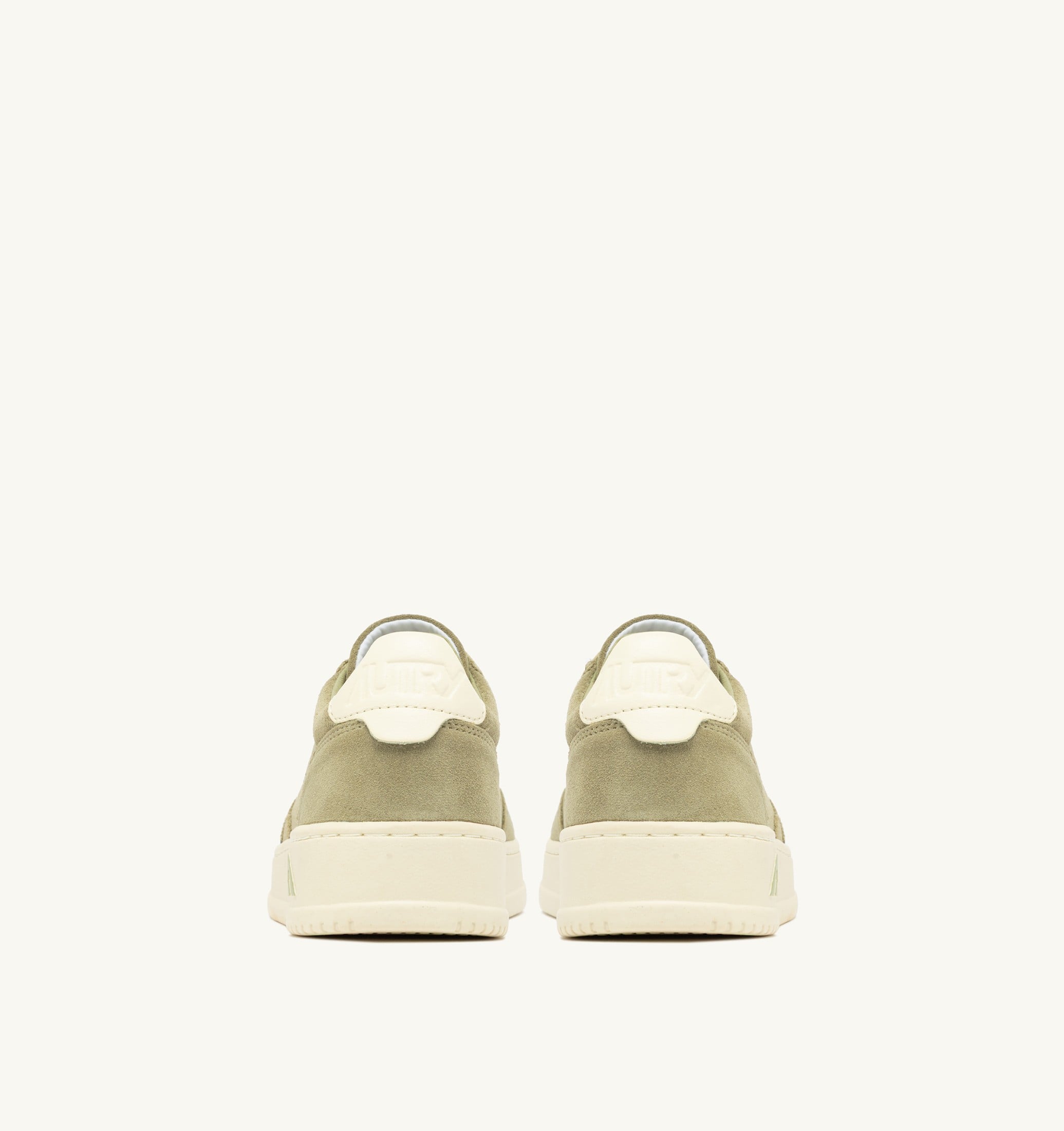 BASKETS MEDALIST LOW EN DAIM GRAY GREEN ET BLANC