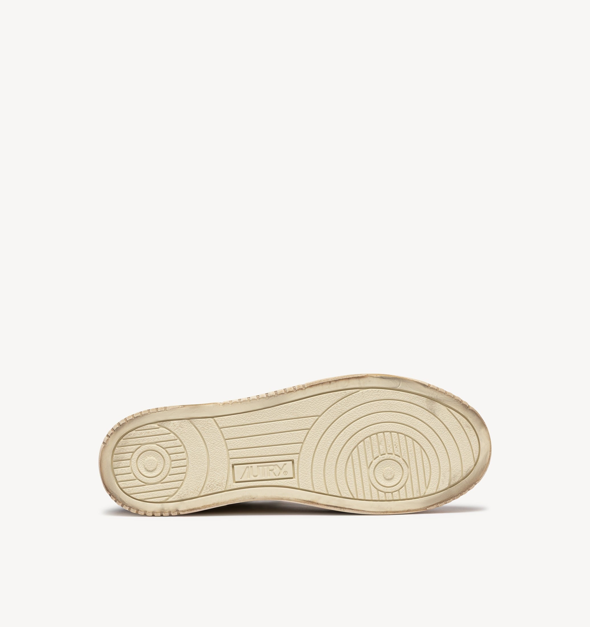 BASKETS MEDALIST LOW SUPER VINTAGE EN CUIR BLANC NOIR ET MALT MALL