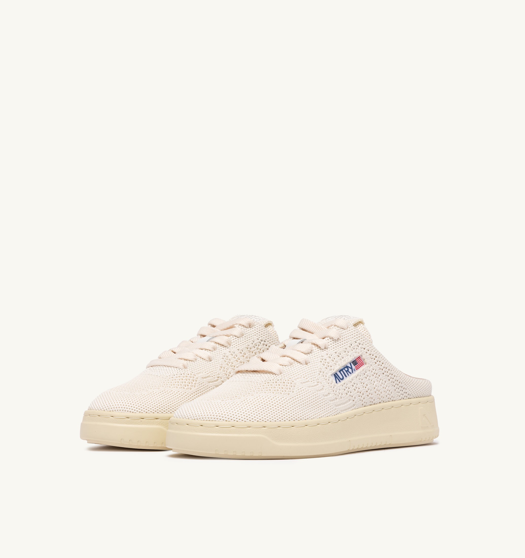 BASKETS EASEKNIT MULE IVOIRE