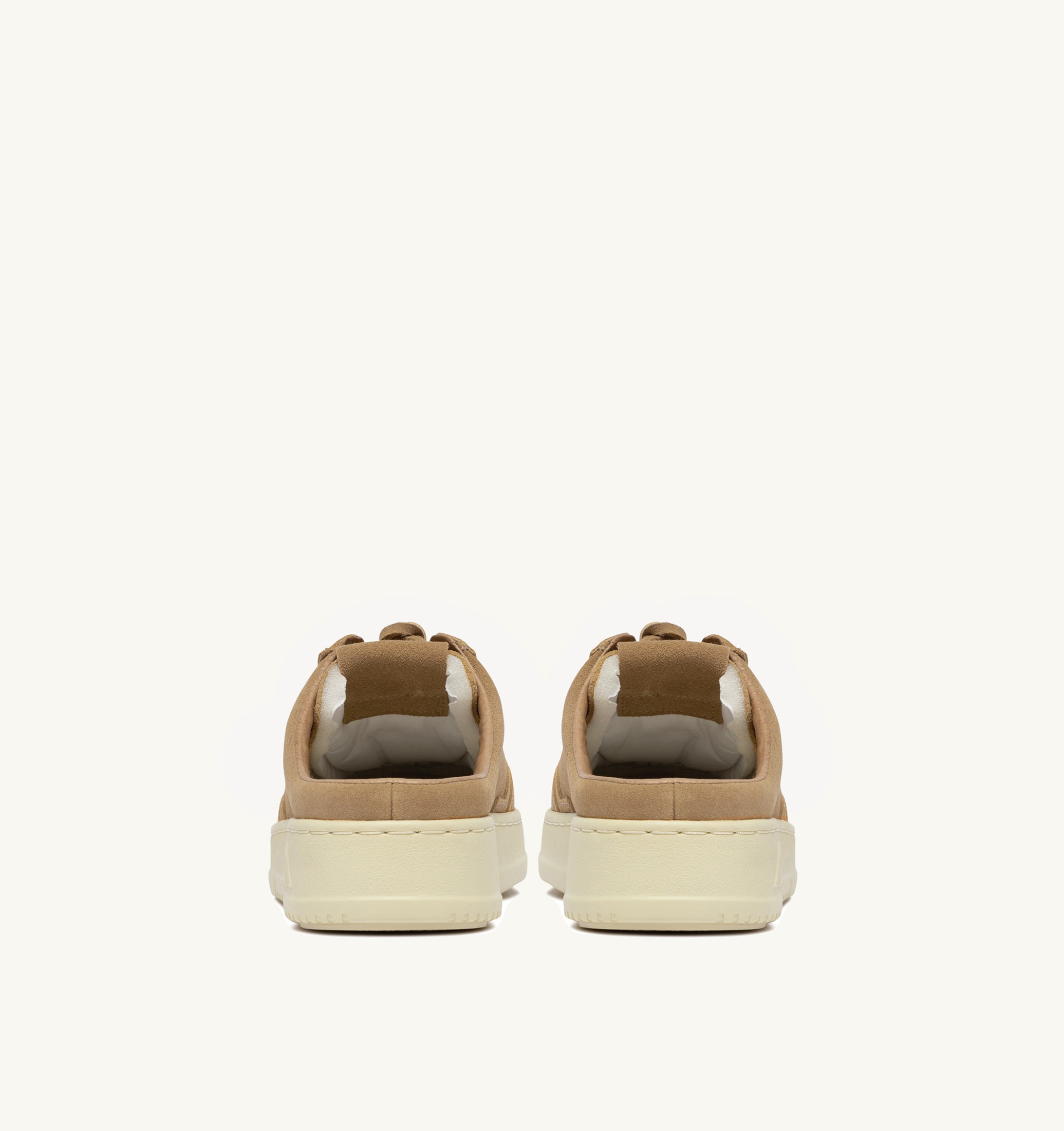 BASKETS MEDALIST MULE EN DAIM CUIVRE