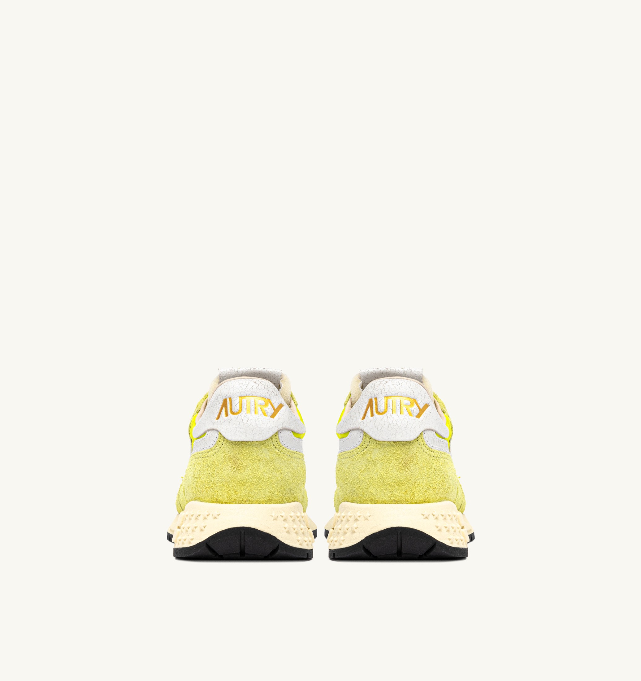 BASKETS REELWIND LOW EN NYLON ET DAIM BLANC ET EVENING PRIMROSE