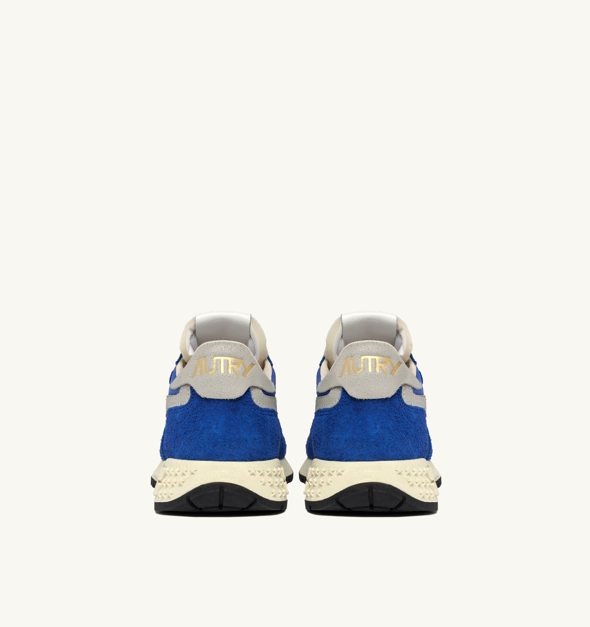BASKETS REELWIND LOW EN NYLON ET DAIM BLEU