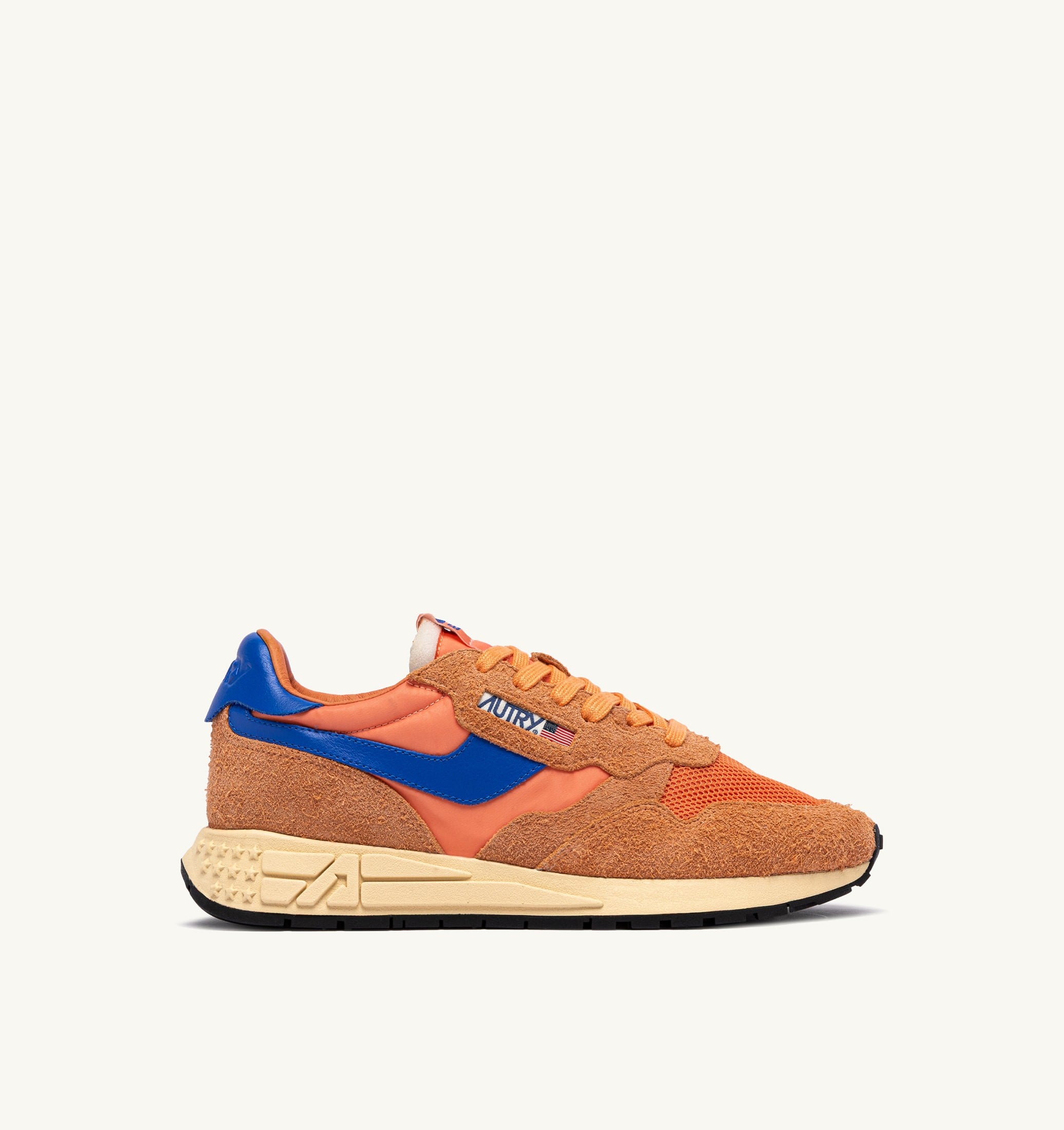 BASKETS REELWIND LOW EN NYLON ET DAIM CANOVA ET STRONG BLUE