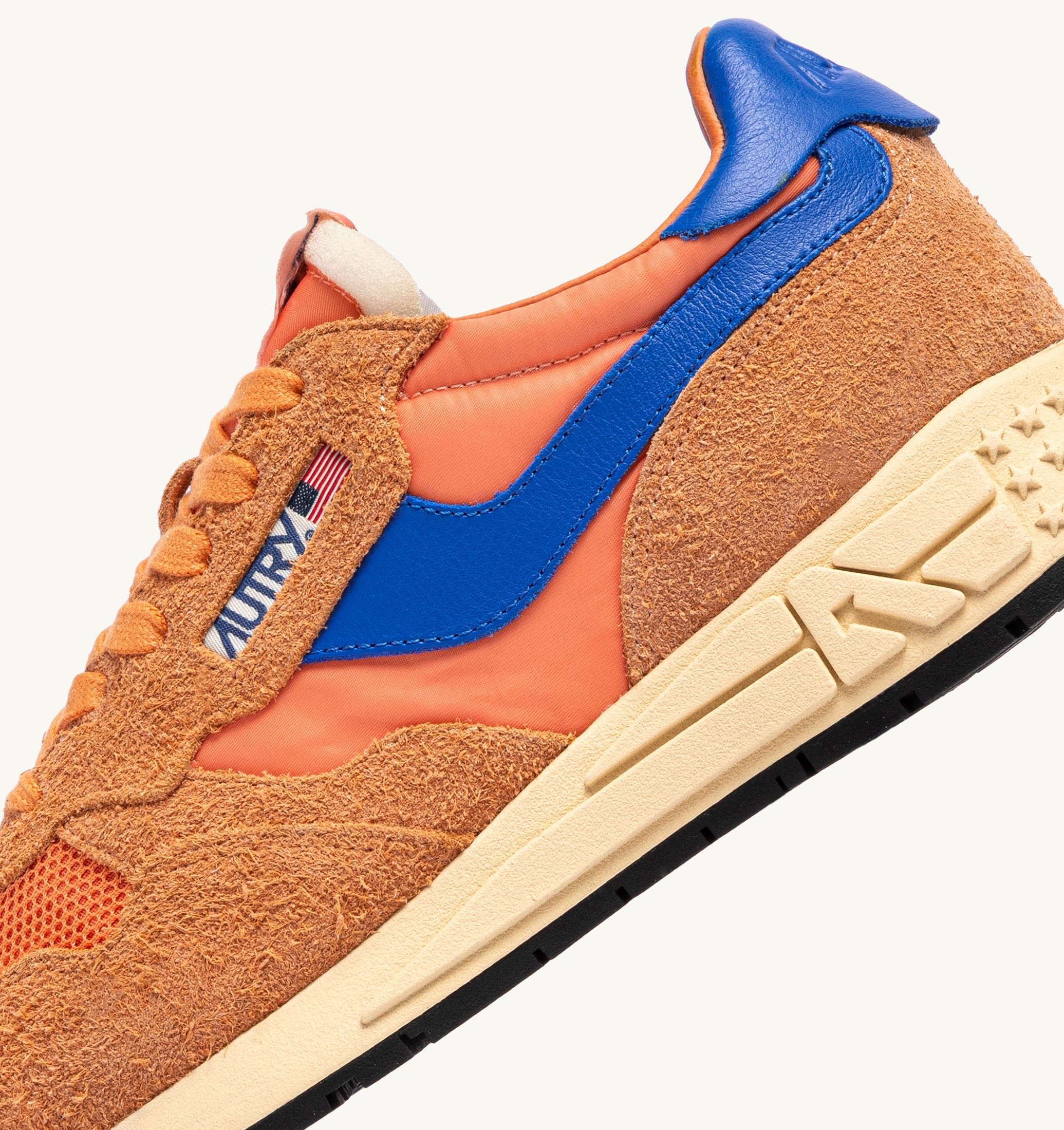 BASKETS REELWIND LOW EN NYLON ET DAIM CANOVA ET STRONG BLUE