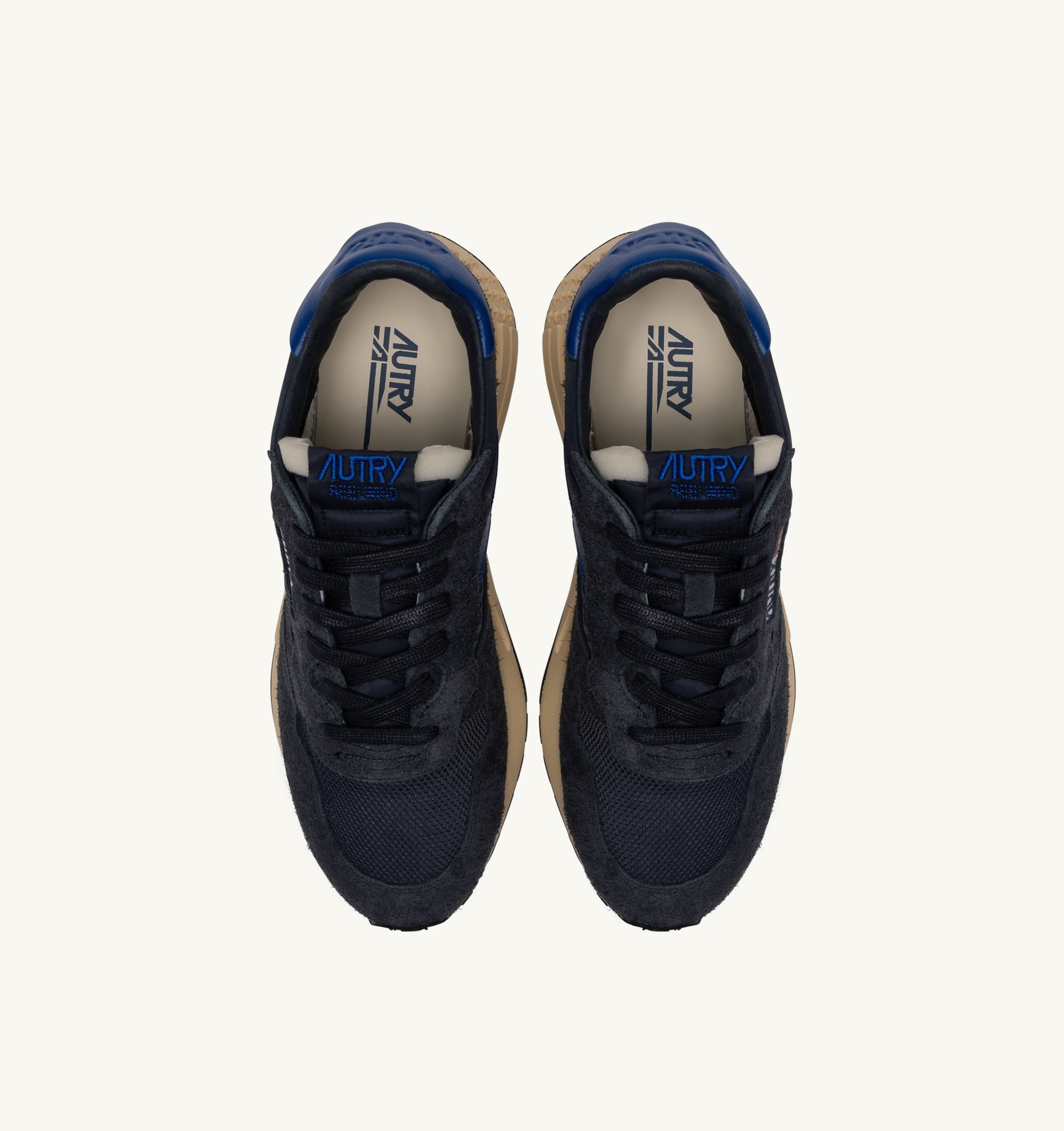 BASKETS REELWIND LOW EN NYLON ET DAIM SPACE BLUE ET LAPIS BLUE