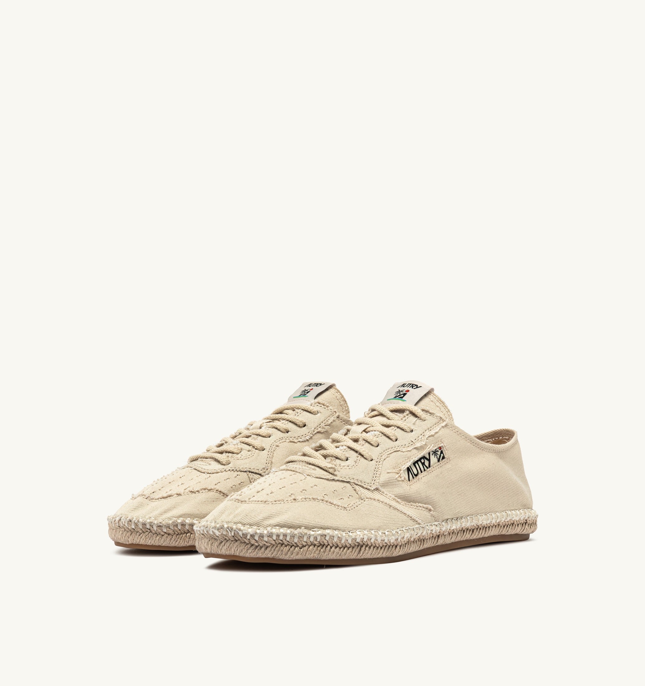 ESPADRILLES SANDY EN TOILE IVORY