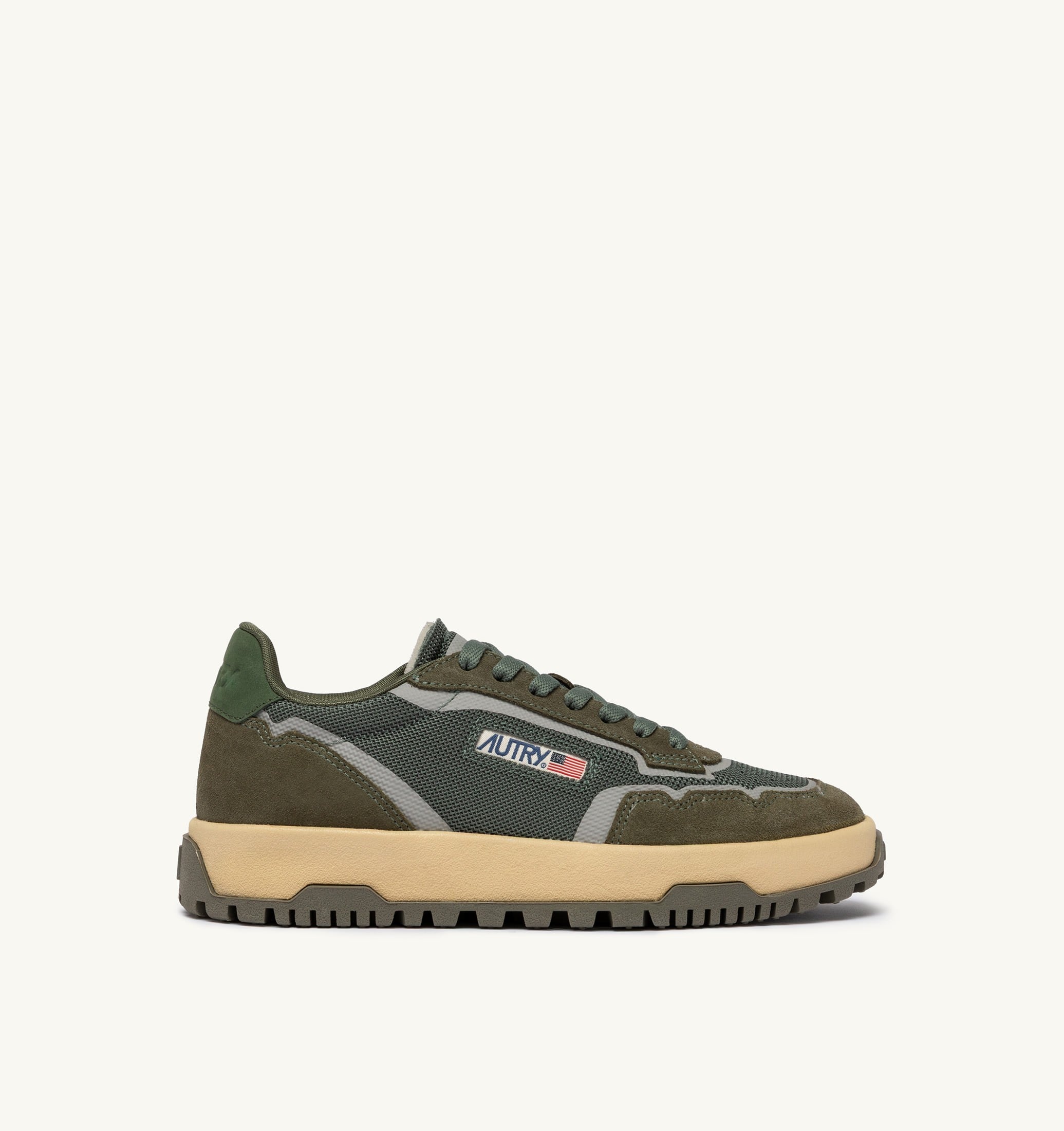 BASKETS WILDPACE LOW EN DRAGON MESH ET DAIM SCHIO ET MILITARY