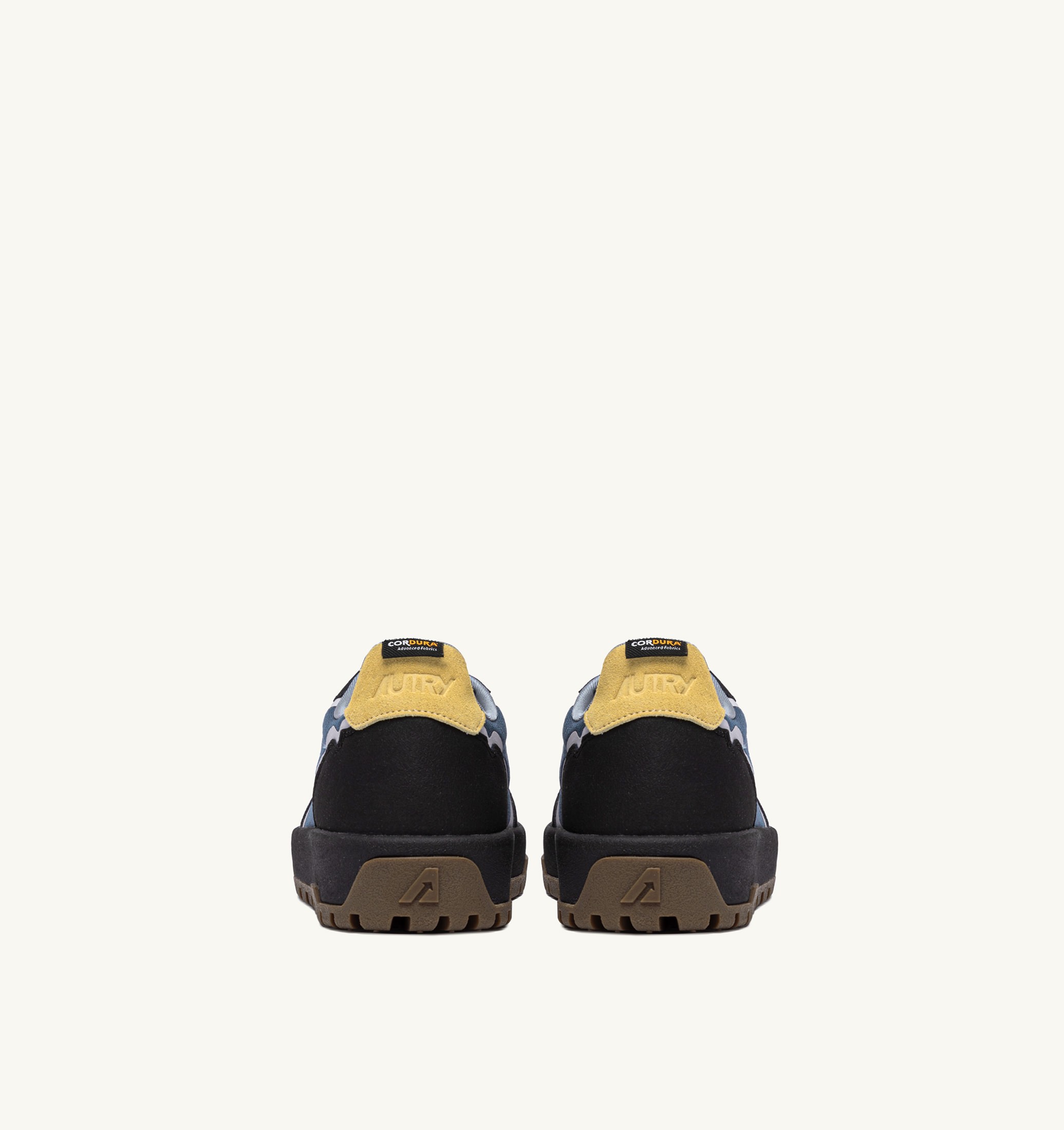 BASKETS WILDPACE LOW EN NYLON RIPSTOP ET CUIR DARK BLUE ET NOIR