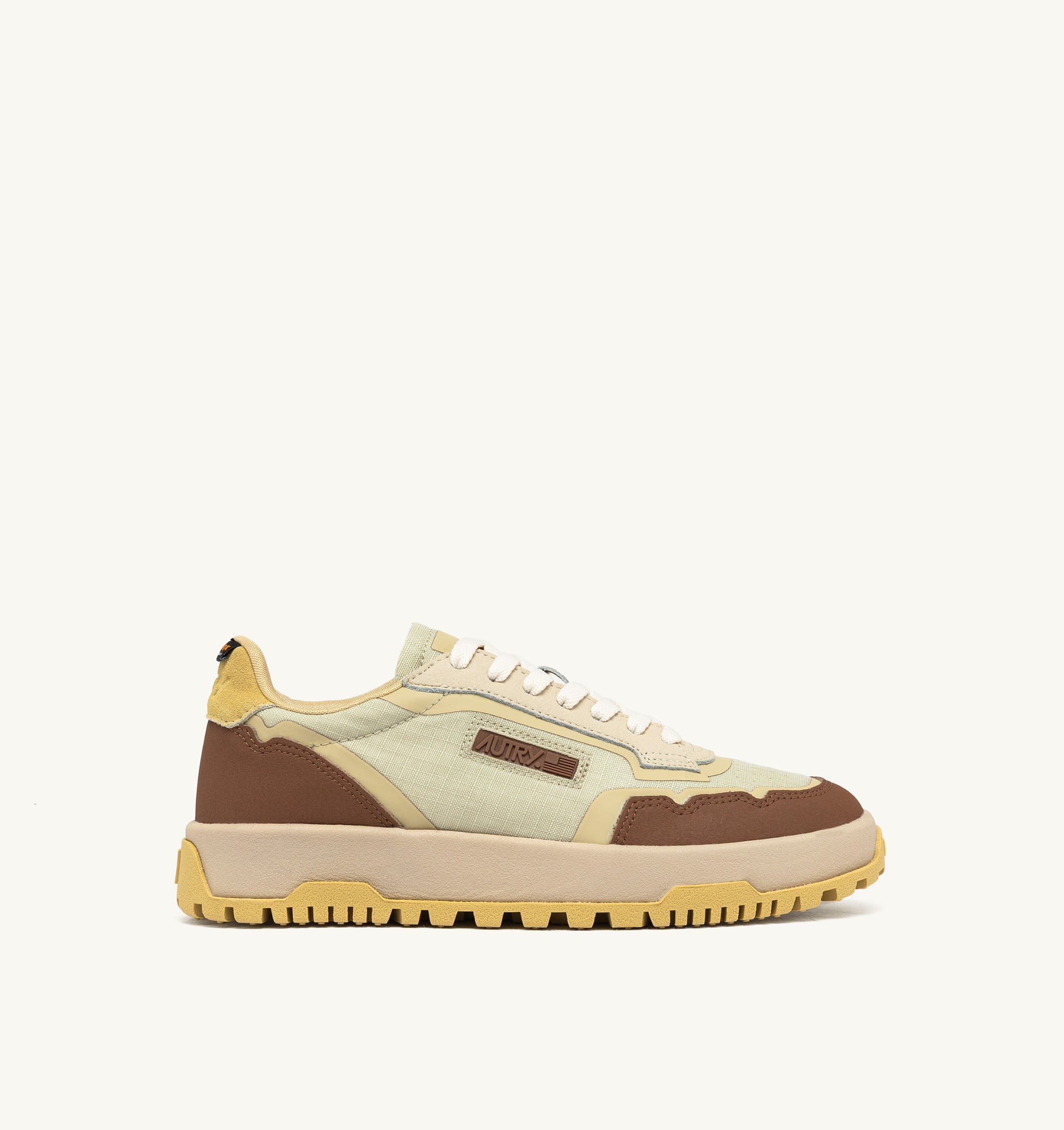 BASKETS WILDPACE LOW EN NYLON RIPSTOP ET CUIR FOG ET THRUSH