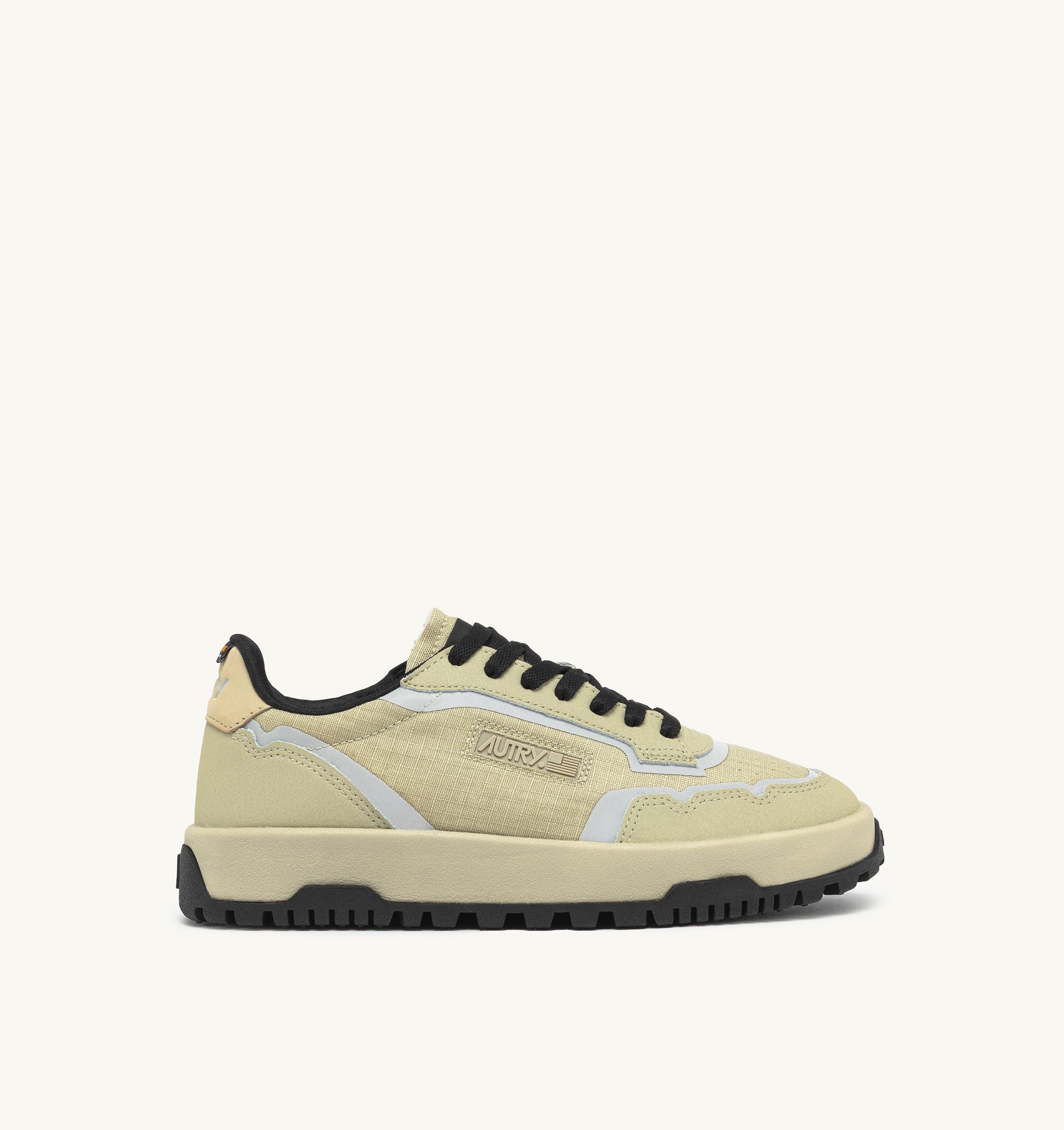 BASKETS WILDPACE LOW EN NYLON RIPSTOP ET CUIR TIDAL FOAM ET REFLEX