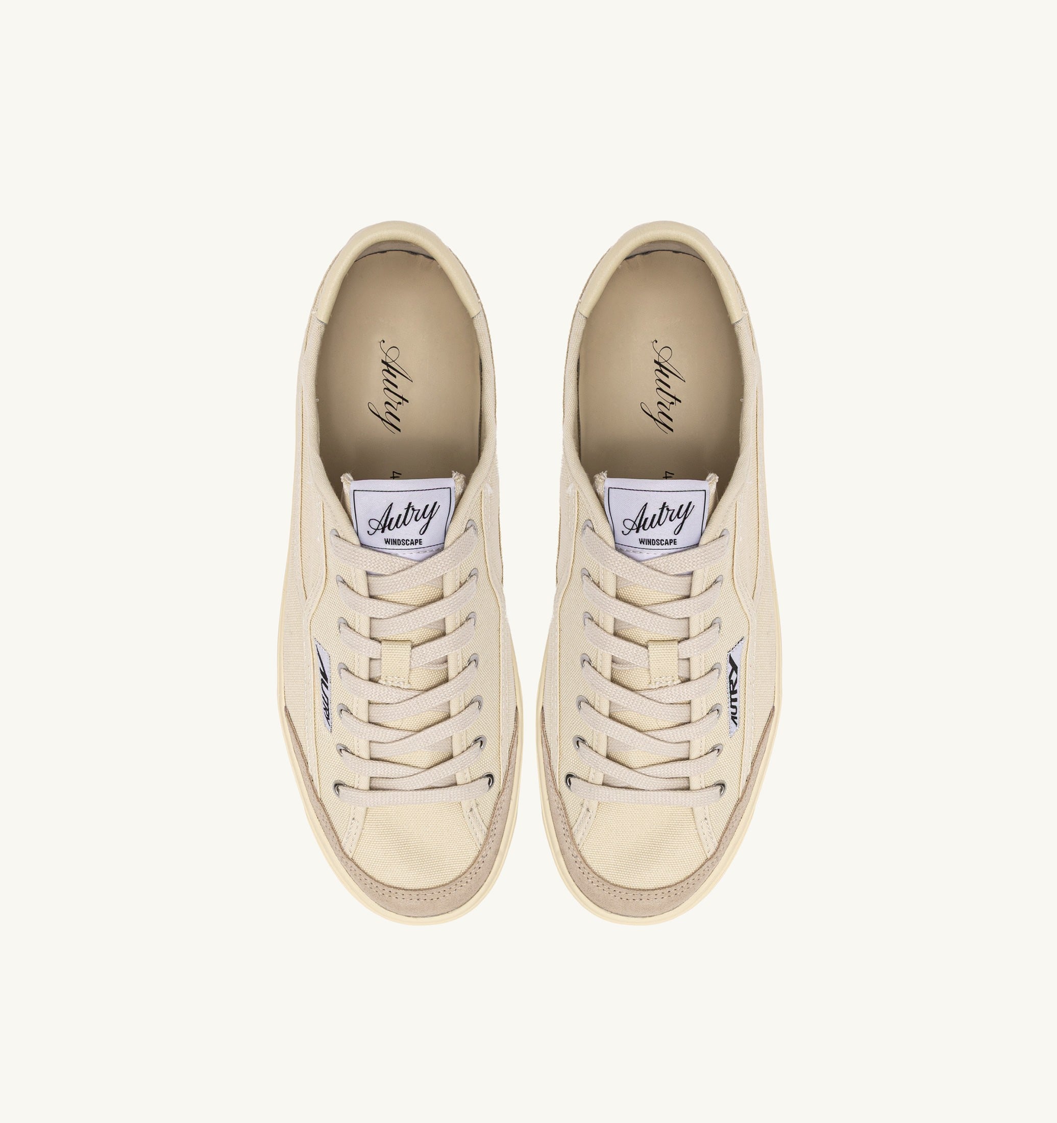 BASKETS WINDSCAPE LOW EN TOILE CREAM