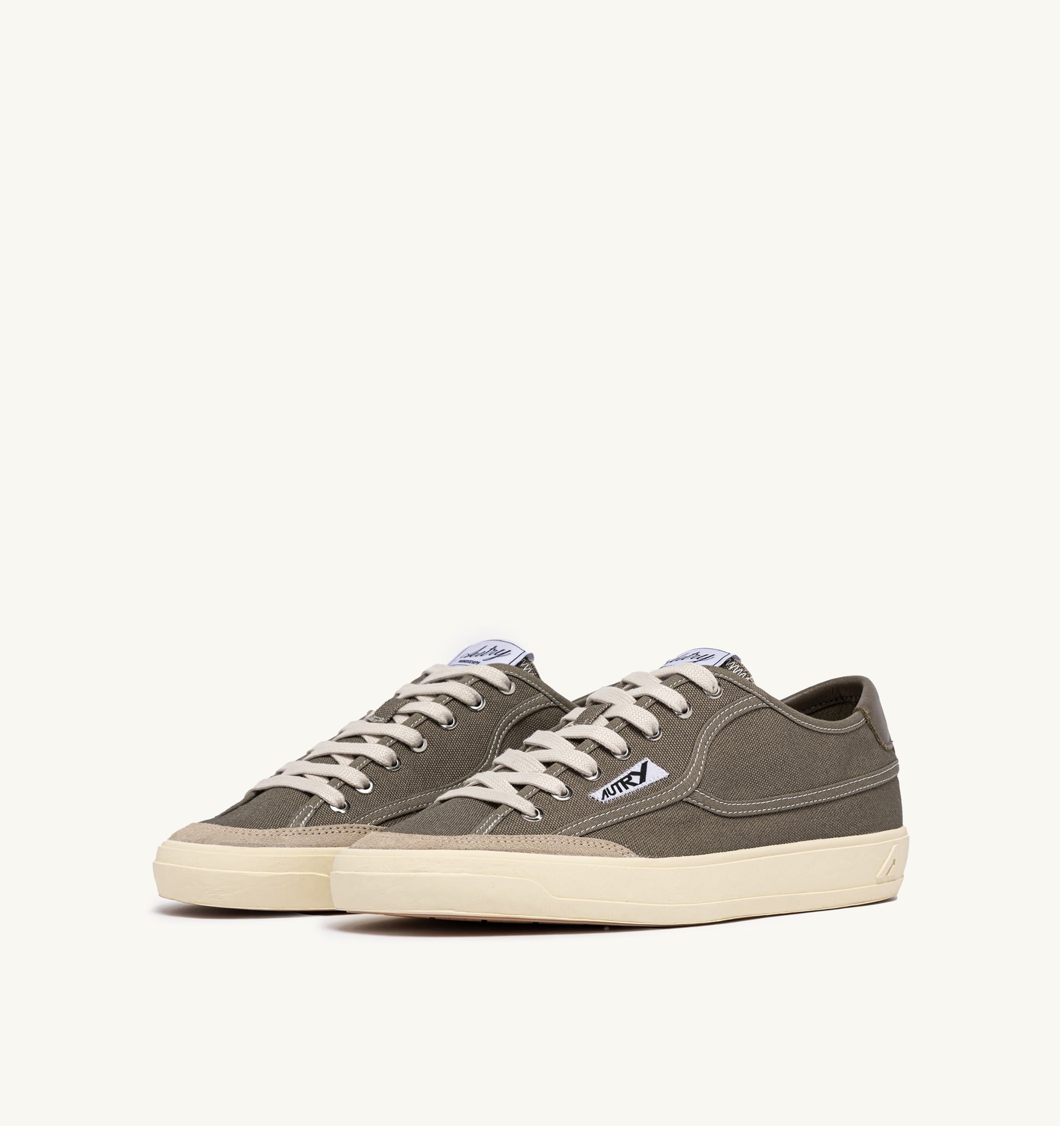 BASKETS WINDSCAPE LOW EN TOILE MILITARY