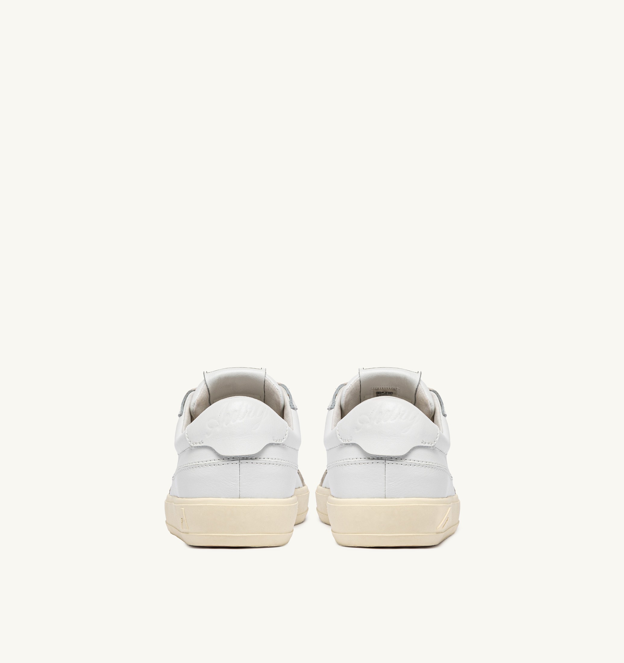 BASKETS WINDSCAPE LOW EN CUIR BLANC