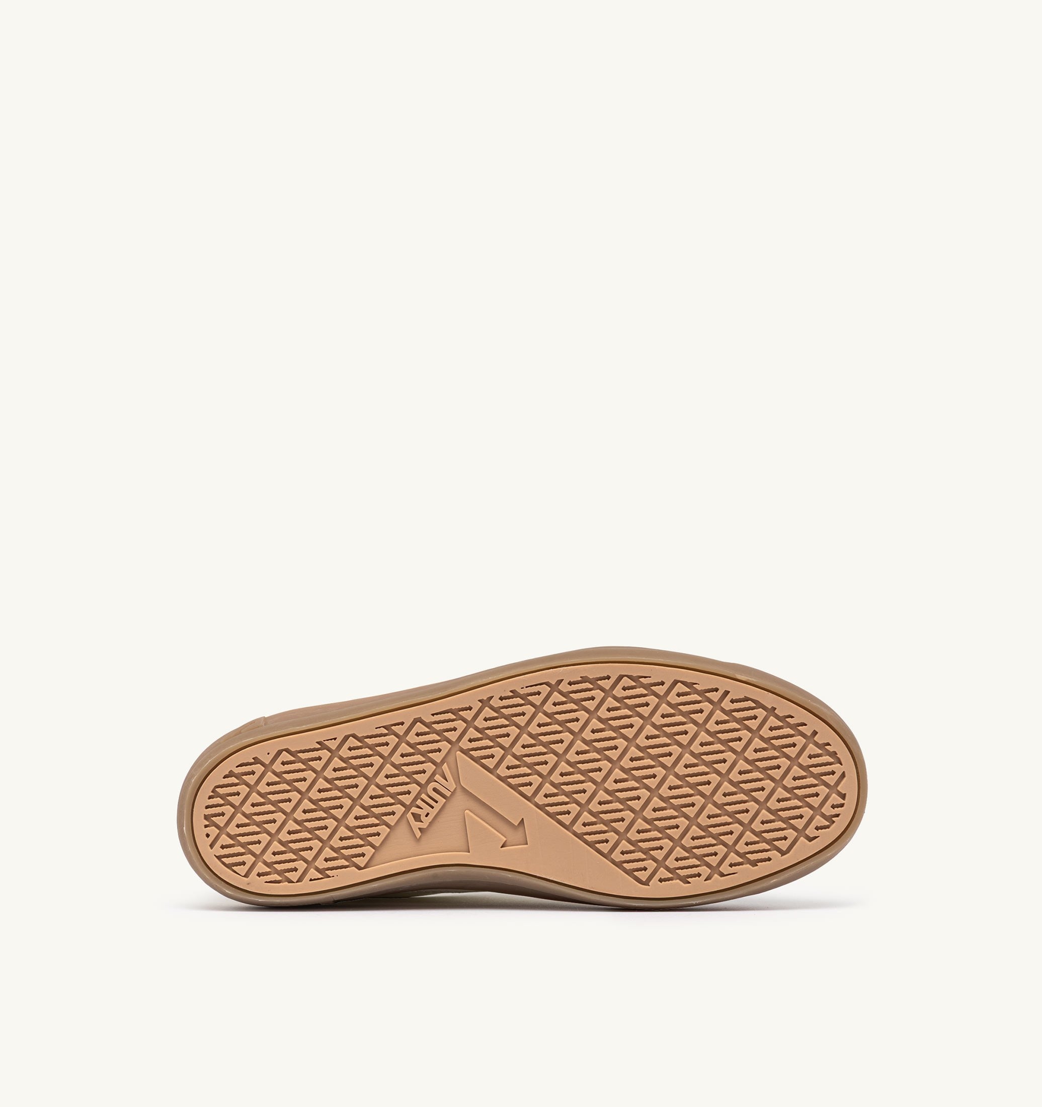 BASKETS WINDSCAPE LOW EN CUIR MARSHMALLOW ET TAN