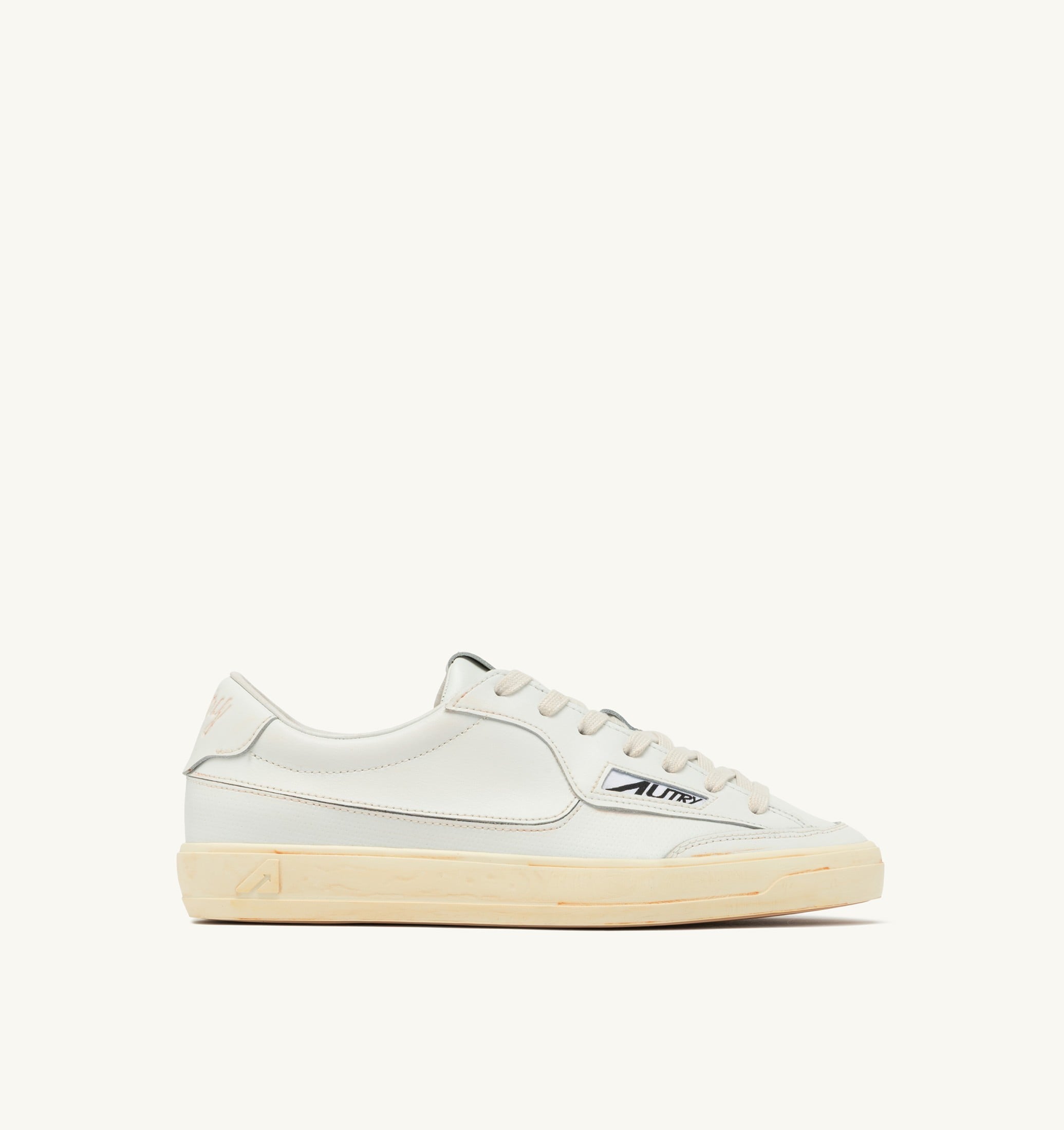 BASKETS WINDSCAPE LOW SUPER VINTAGE EN CUIR BLANC