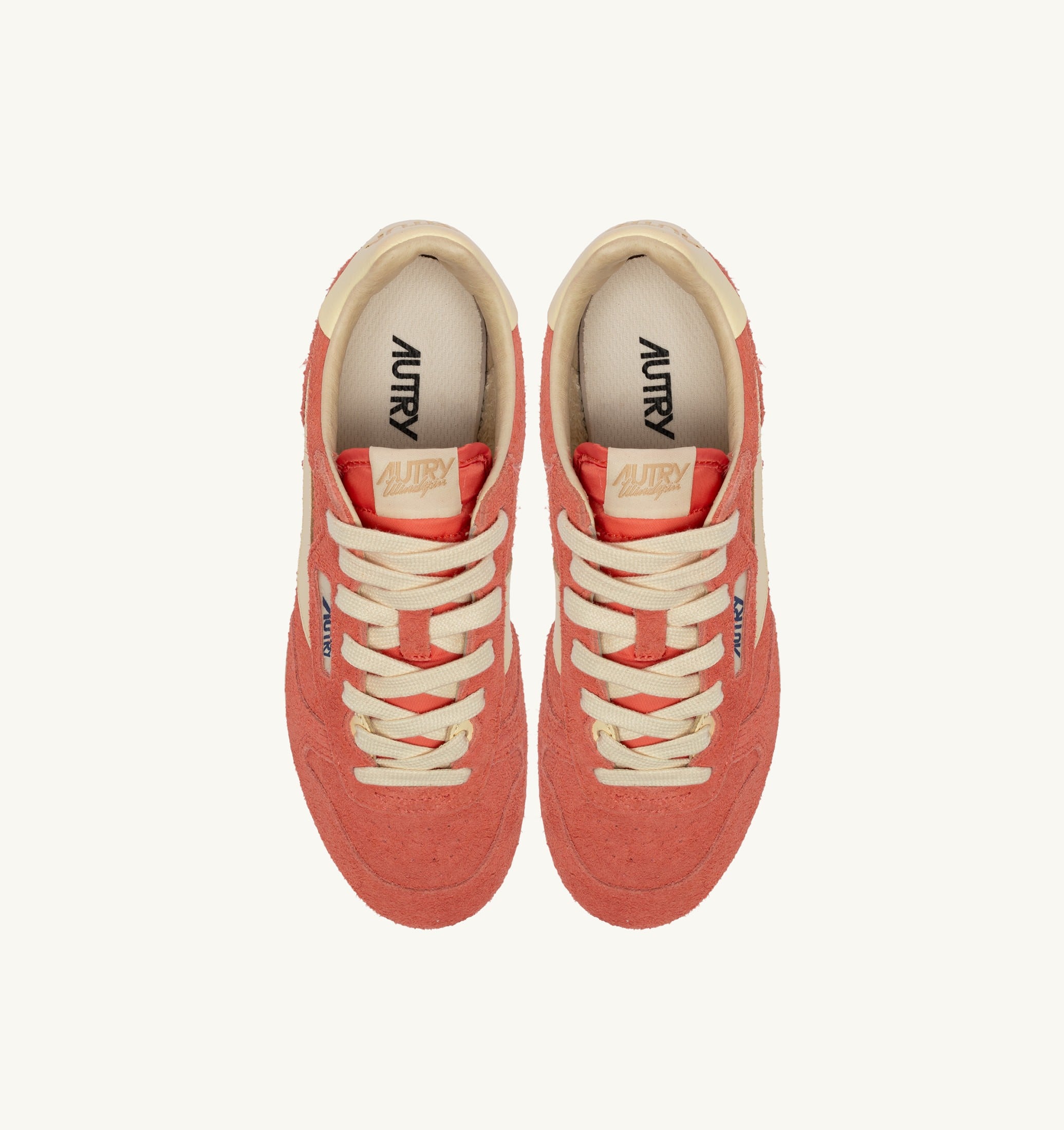 BASKETS WINDSPIN EN DAIM ET CUIR BLUSH ET RUTABAGA