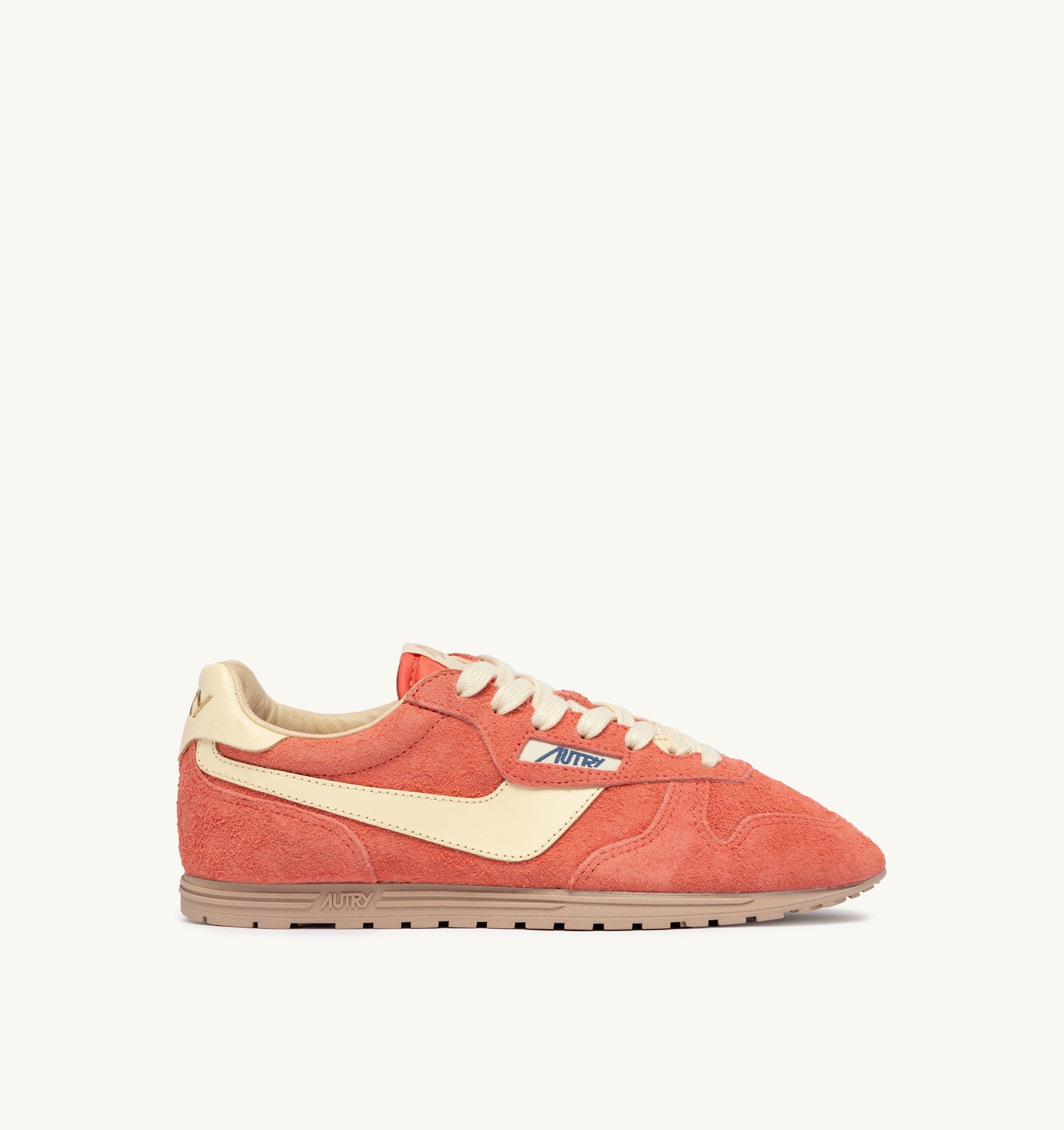 BASKETS WINDSPIN EN DAIM ET CUIR BLUSH ET RUTABAGA