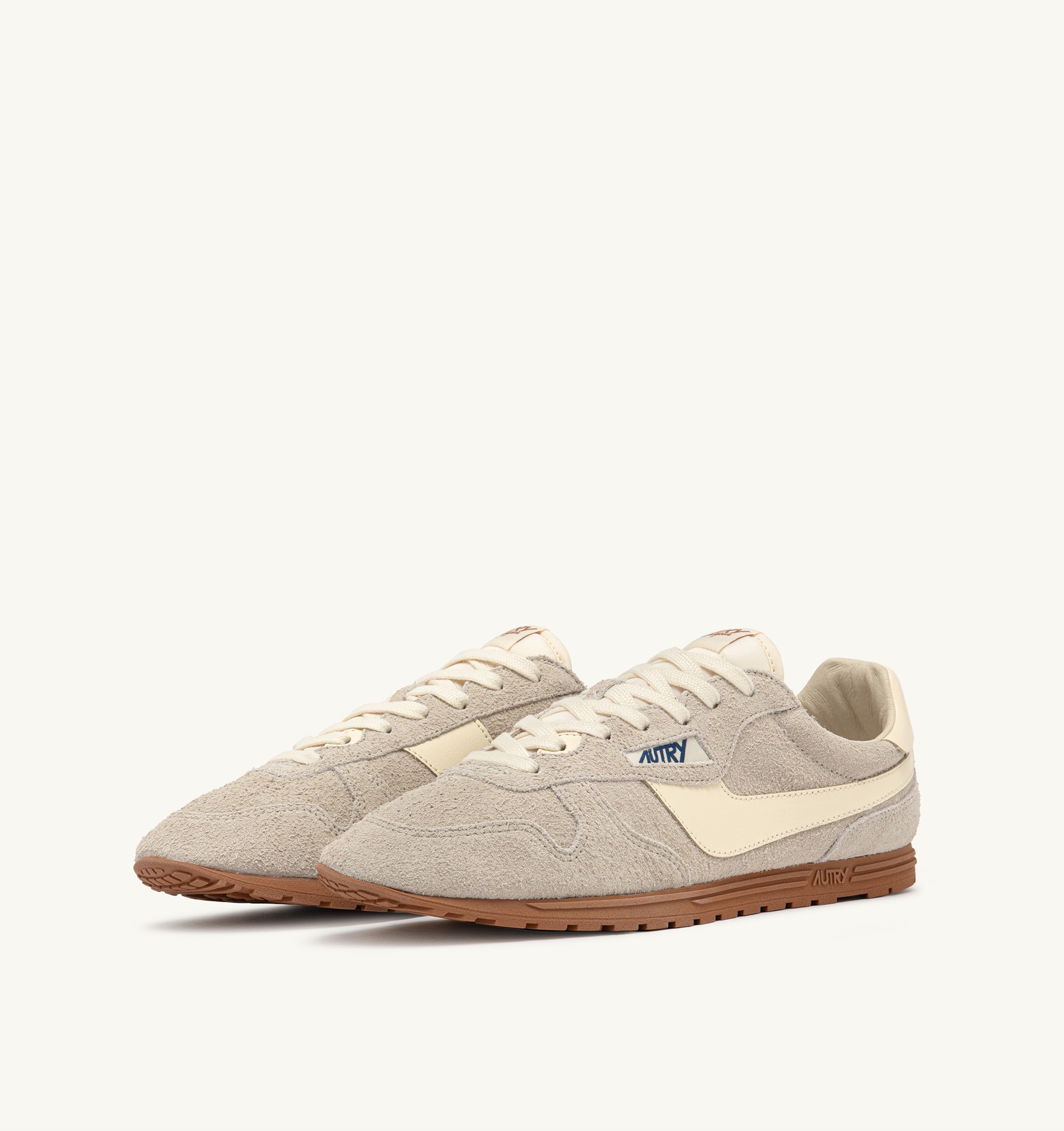 BASKETS WINDSPIN EN DAIM ET CUIR WIFE ET RUTABAGA